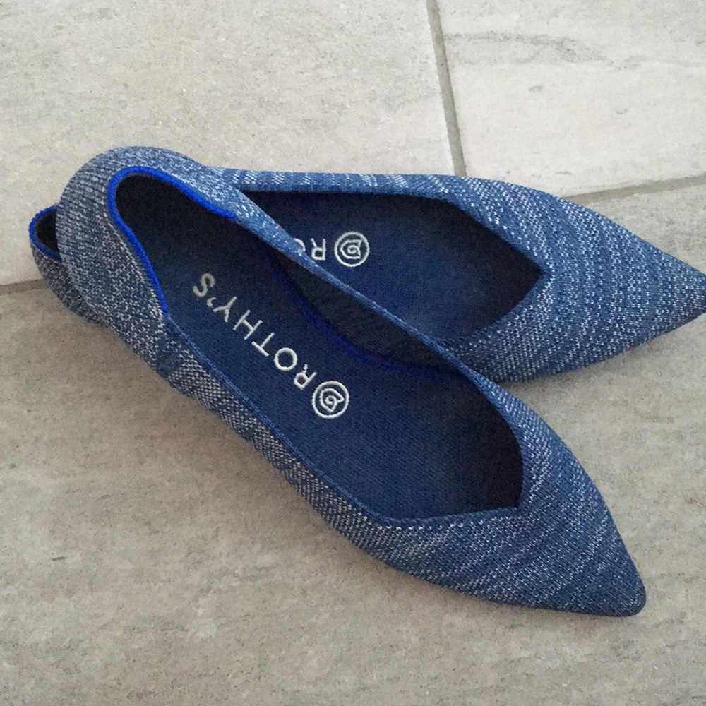 Rothy’s Indigo Heather “the point”